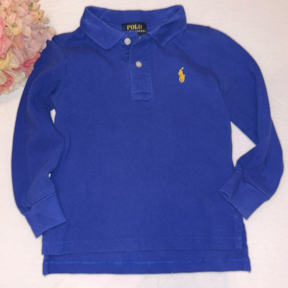 Boys Polo Long Sleeve 2T shirt Polo Ralph Lauren 2T Blue polo shirt Polo